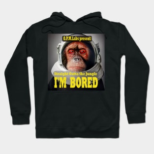 Funny Bored Astronaut Spacesuit Ape Hoodie